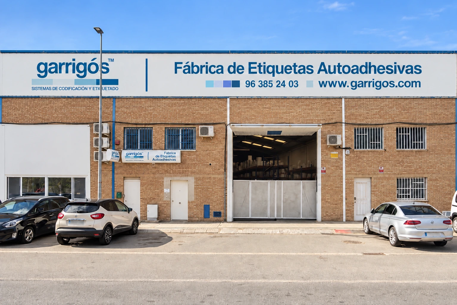 Fachada de las instalaciones de Garrigós en Aldaia