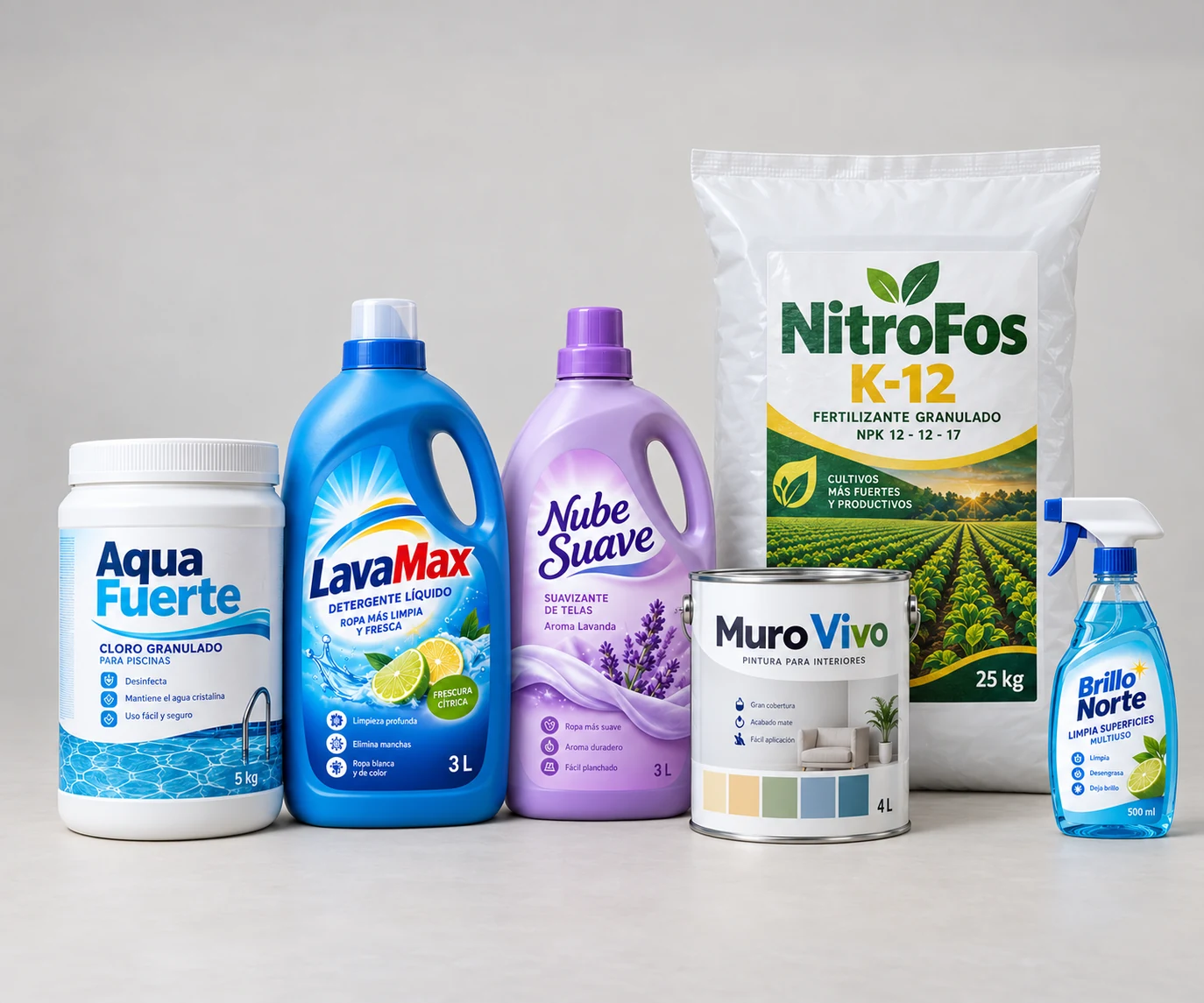 Saco de fertilizante NitroFos con etiqueta