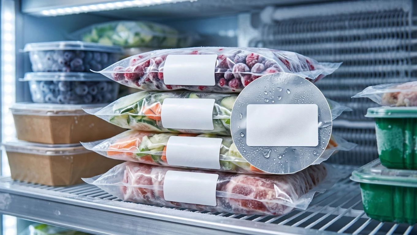 Etiquetas productos congelados
